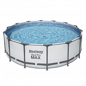 Каркасный бассейн Bestway Steel Pro 5612X (427х122 см) с картриджным фильтром, тентом и лестницей
