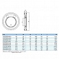 Обратный клапан межфланцевый EFFAST d160 мм (CDRCKD1600) ANSI/DIN