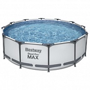 Каркасный круглый бассейн Bestway 56418 (366х100 см) с картриджным фильтром и лестницей