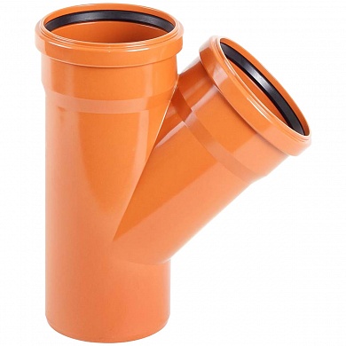 Тройник 45° НПВХ Aquaviva редукционный, d160х110 мм