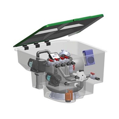 Комплексная фильтрационная установка AquaViva EMD-32SL (32м3/ч)