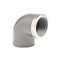 Угол 90° c металлическим кольцом EFFAST d50x1-1/2" (RGRGOR050F)