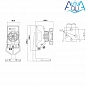 Мембранный дозирующий насос Aquaviva AML200 Universal 0.1-14 л/ч